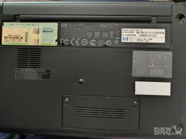 лаптоп HP Compaq Mini 110c, снимка 2 - Лаптопи за дома - 56541537