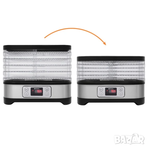 Сушилня за плодове и зеленчуци - 2 модела / Уред за сушене на плодове, снимка 8 - Съдове за готвене - 50918448