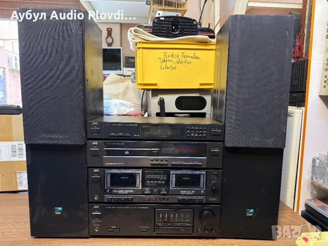Аудио Система JVC AX-R332BK  Elac EL-91S Тонколони , снимка 5 - Аудиосистеми - 53022545