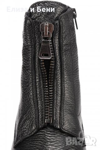 Нови естествена кожа боти кубинки About You, снимка 7 - Дамски боти - 35021490