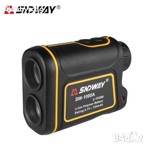 Лазерен далекомер, измервател на разстояние, скорост, наклон 1000м, снимка 1