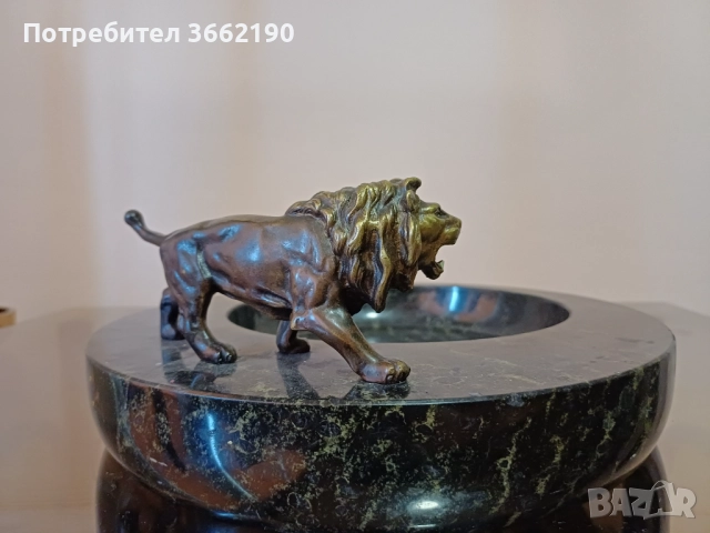 Бижутерка с бронзов лъв, снимка 5 - Декорация за дома - 52514605