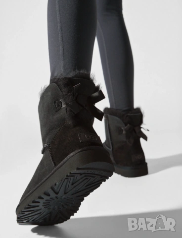 Ugg Апрески W Mini Bailey Bow II 1016501 номер 37 боти / ботуши , снимка 4 - Дамски боти - 53049257