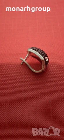 Сребърна обеца