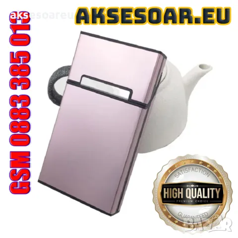 Алуминиева нова табакера кутия Слим Slim за тънки цигари мурати слим Murati slim контейнер съхранени, снимка 7 - Други - 50223052