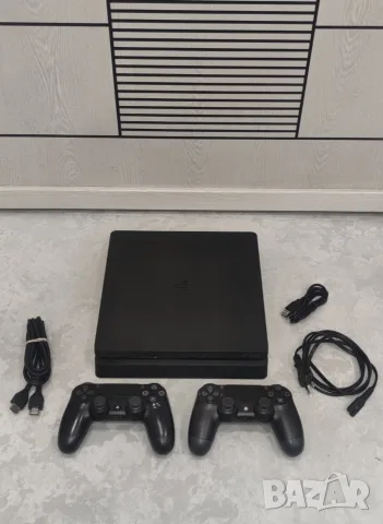 PS4-Slim-1 Tb+2 Джойстикa+120 Игри, снимка 2 - PlayStation конзоли - 56164173
