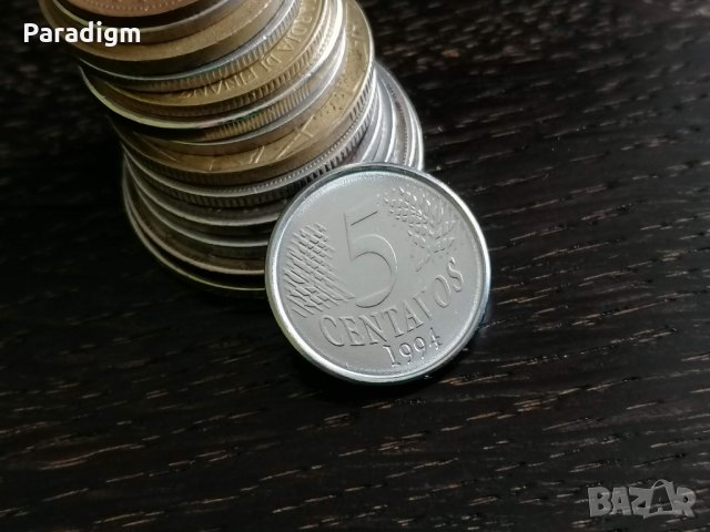 Монета - Бразилия - 5 центавос | 1994г., снимка 1 - Нумизматика и бонистика - 29124602