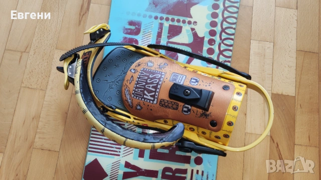 Сноуборд Rome Factory Rocker с автомати Union, снимка 5 - Зимни спортове - 53884901