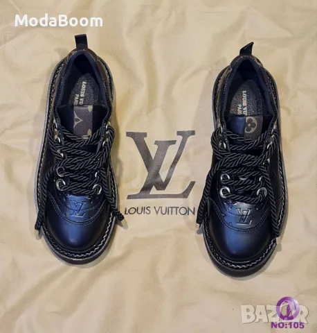 Louis Vuitton черни дамски маратонки , снимка 2 - Маратонки - 48501867