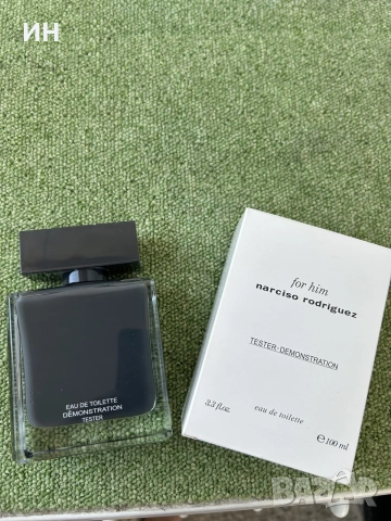 Продавам оригинален Narciso Rodriguez For Him Eau de Toilette,100 мл, тестер, Made in France. , снимка 4 - Мъжки парфюми - 55998057