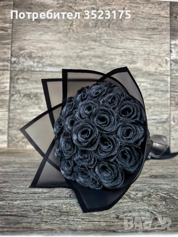 Букети от сатенени рози , снимка 14 - Други - 54346385