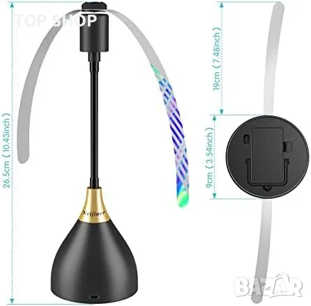 Нови 3 броя Ефективен вентилатор за отблъскване на мухи Преносим пикник барбекю парти, снимка 2 - Други стоки за дома - 49970914