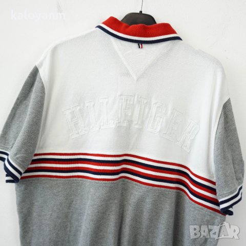 Tommy Hilfiger USA Polo Shirt - оригинална тениска - L, снимка 3 - Тениски - 36743011