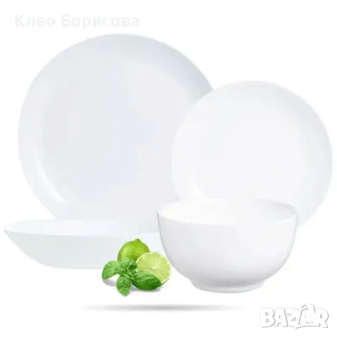 Сервиз за хранене от 16 части Luminarc Diwali – Елегантност и функционалност в един комплект, снимка 2 - Сервизи - 49013020
