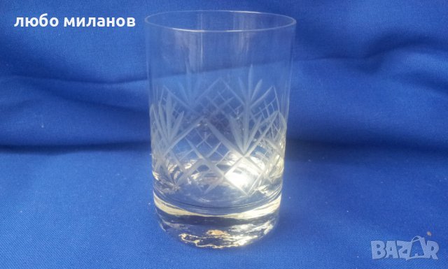 Кристални чаши за концентрат, ръчна гравюра 6 бр, снимка 6 - Чаши - 38577017