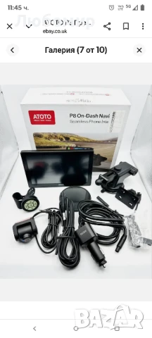 ATOTO P8 Преносима автомобилна GPS стерео система с 7 QLED дисплея P807SD 2бр, снимка 6 - Навигация за кола - 50671367