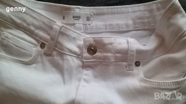 Намалена цена!Нови бели дънки Mango, снимка 2 - Дънки - 33703358