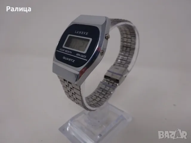 Електронен кварцов часовник Laneve, снимка 2 - Мъжки - 47916028