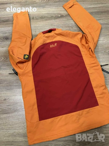 Мъжко яке  Jack Wolfskin  Crestview Desert Orange Soft Shell Jacket , L размер , снимка 8 - Якета - 53142075