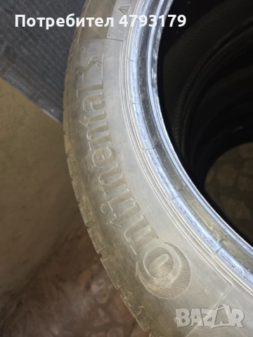 Продавам комплект 4 гуми 245/45 R 18 Contenetal, снимка 2 - Гуми и джанти - 54158782