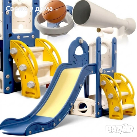 Детска пързалка за дома и градината - здрава конструкция, UV защита и бърз монтаж