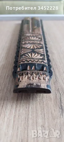 флейта дърворезба двукрайна за ценители , снимка 4 - Антикварни и старинни предмети - 49325119
