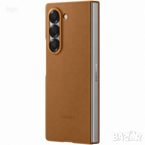 Защитно покритие Samsung Kindsuit (Leather) Case for Galaxy Fold6, Brown - 24 МЕСЕЦА ГАРАНЦИЯ, снимка 5 - Друга електроника - 52152849