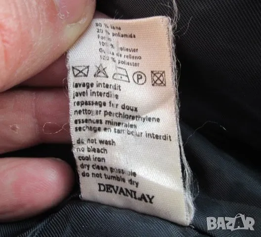 Lacoste черно вълнено яке размер 56/6., снимка 6 - Якета - 50413628