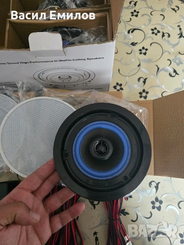 Herdio 4" Bluetooth таванни високоговорители 320 вата, 2-лентови, снимка 13 - Bluetooth тонколони - 53961009