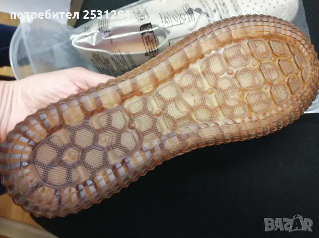 Нови ежедневни бежови обувки. Спортно-елегантни перфорирани обувки, размер 39-40, снимка 6 - Дамски ежедневни обувки - 49845074