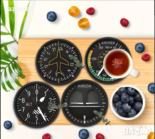 Подложки за чаши с авиационни мотиви, снимка 8 - Сервизи - 54066655