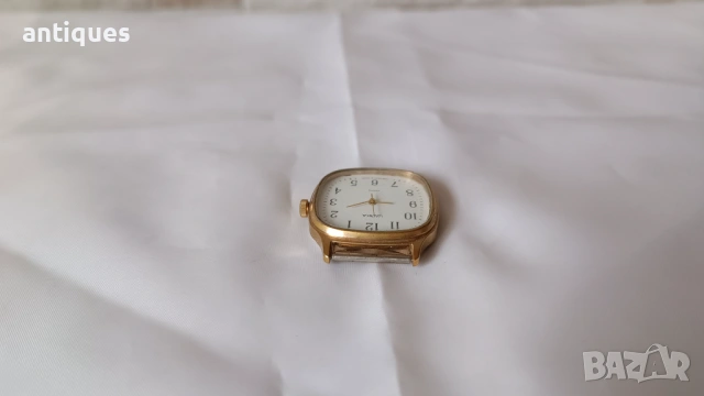 Ръчен часовник - Чайка - Сделано в СССР - позлатен - рядък, снимка 4 - Антикварни и старинни предмети - 53176498