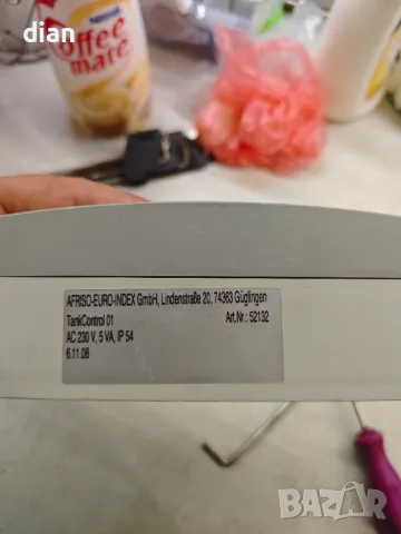 Afriso - Хидростатичен уред за измерване на нивото на течността TankControl, снимка 5 - Водни помпи - 48206785