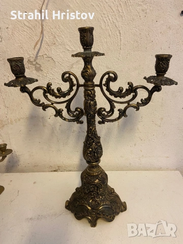 Свещници , снимка 8 - Антикварни и старинни предмети - 53278547