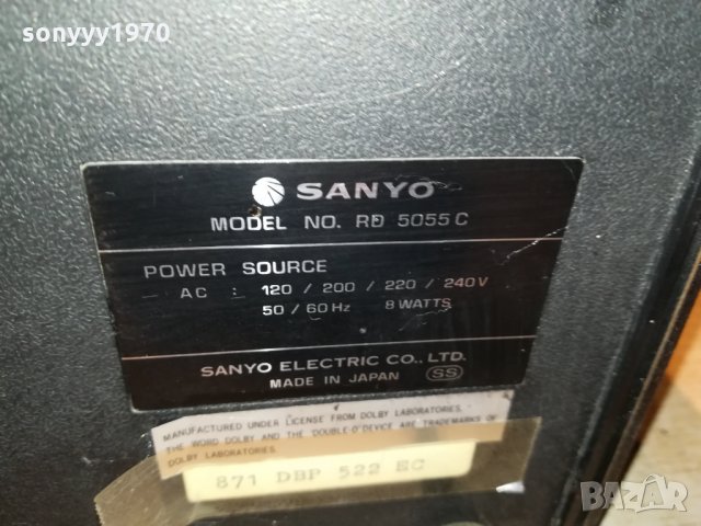 SANYO RD 5055C DECK-MADE IN JAPAN 1601222127, снимка 12 - Декове - 35458705
