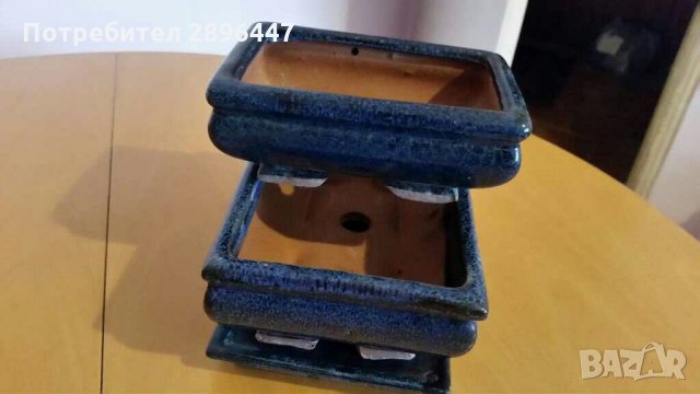 Керамични саксийки- две- нови!