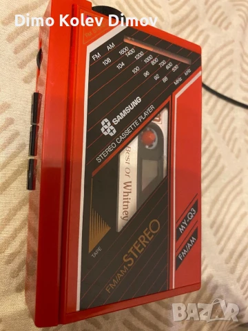 SAMSUNG MY-Q3R Walkman Red с Радио. Mega Rare!, снимка 2 - Радиокасетофони, транзистори - 51329791