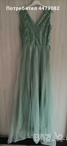 Зелена официална рокля, снимка 2 - Рокли - 54195050