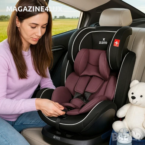 Столче за кола Zizito Amadeo, 0-36 кг, с IsoFix, снимка 7 - Столчета за кола и колело - 51281903