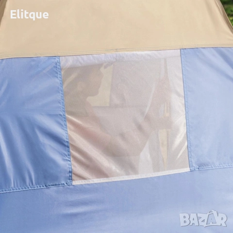 Универсална палатка за къмпинг, плаж, съблекалня или душ - 110x110x190 см, UV защита, снимка 8 - Други стоки за дома - 54196053