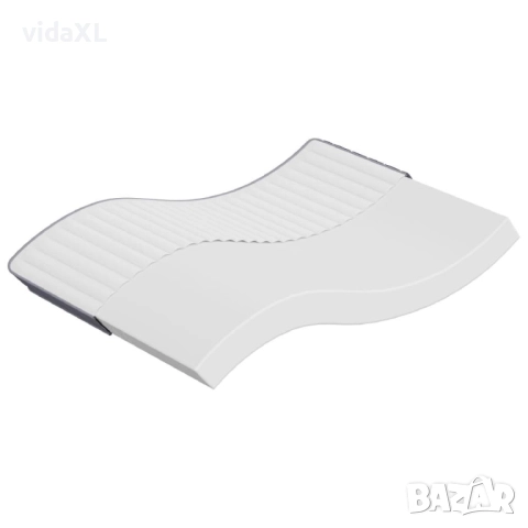 vidaXL Матрак от пяна, средномек, 140x200 см（SKU:373024）, снимка 1