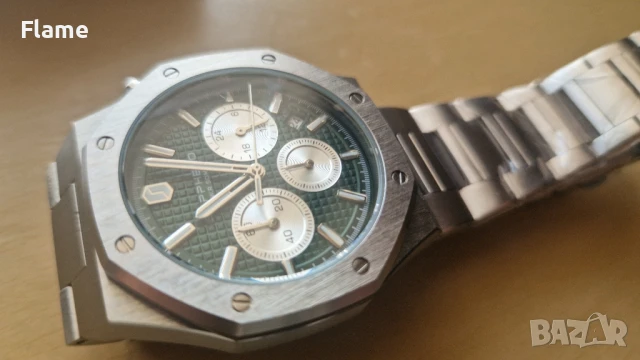 Чисто Нов Sapphero Royal Oak мъжки водоустойчив изчистен и стилен часовник, снимка 6 - Мъжки - 51239192