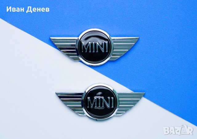 Mini Cooper Емблема Мини Лого R50 R52 R53 R55 R56 Купър, снимка 2 - Аксесоари и консумативи - 34306436