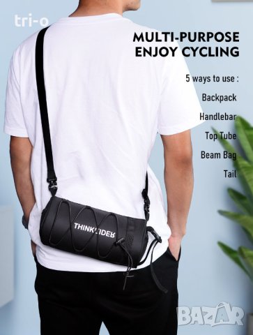 ThinkRider Многофункционална преносима чанта за велосипеди 2.5L, снимка 3 - Аксесоари за велосипеди - 42054687
