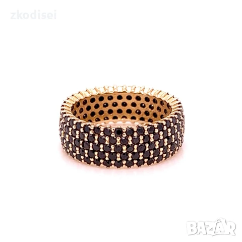 Златен дамски пръстен 3,70гр. размер:51 14кр. проба:585 модел:33323-1, снимка 1