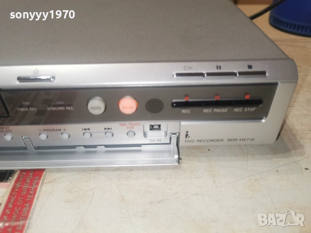 sony recorder hdd/dvd-внос swiss 2901261720, снимка 5 - Плейъри, домашно кино, прожектори - 53273768