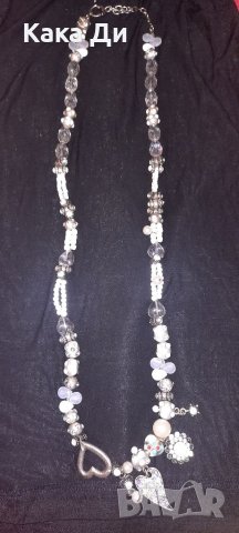 Дълъг гердан с висулки, снимка 4 - Колиета, медальони, синджири - 37899445