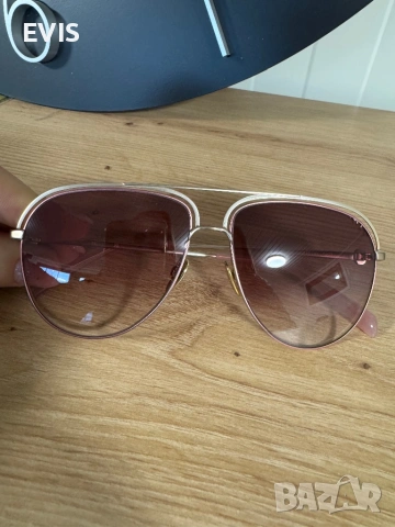 Продавам оригинални слънчеви очила MAJE – златно с пепел от рози (розово), снимка 2 - Слънчеви и диоптрични очила - 53247681