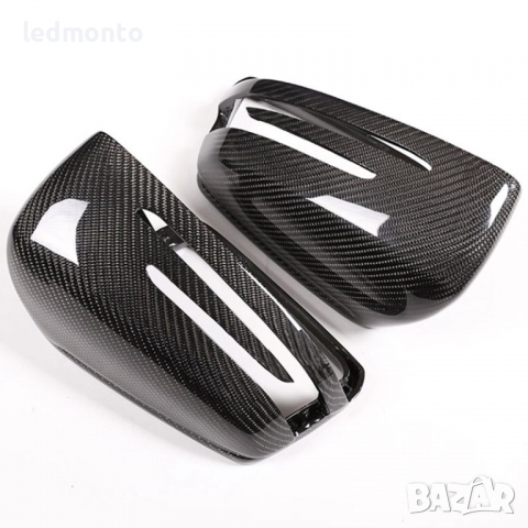 Карбонови капаци за огледала мерцедес w212 E-класа W204 E W176 W246 Mercedes, снимка 5 - Части - 36481756