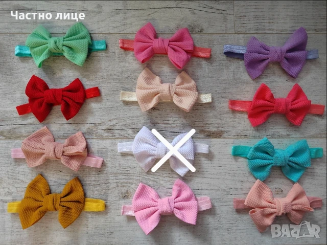 Бебешки и детски ленти за коса , снимка 3 - Други - 22411425